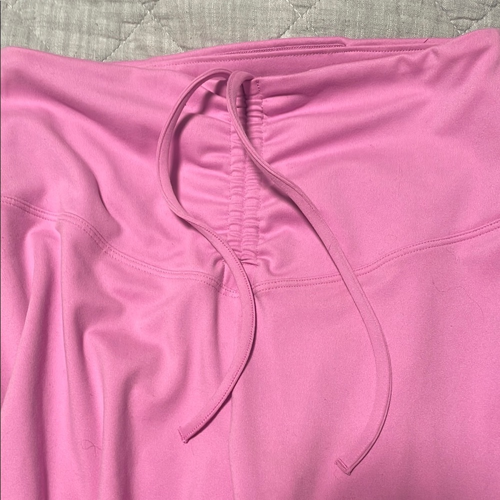 Pink Ruched Leggings - Picture 3 of 5